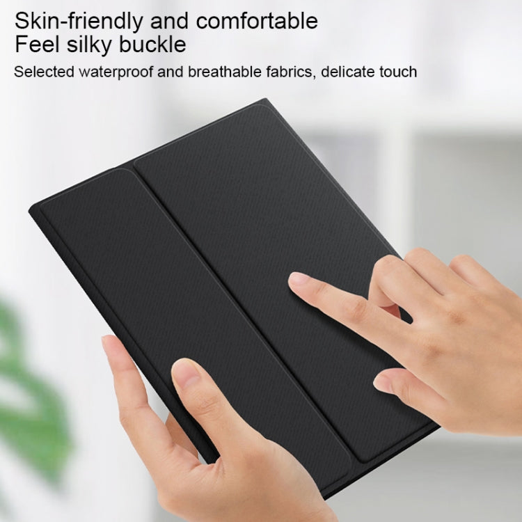 HK006D Étui en cuir avec clavier Bluetooth détachable, rétroéclairage blanc et support pour iPad mini 6, HK006D