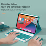 HK006D Étui en cuir avec clavier Bluetooth détachable, rétroéclairage blanc et support pour iPad mini 6, HK006D