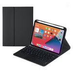 HK006C Étui en cuir avec clavier Bluetooth détachable, pavé tactile et support pour iPad mini 6