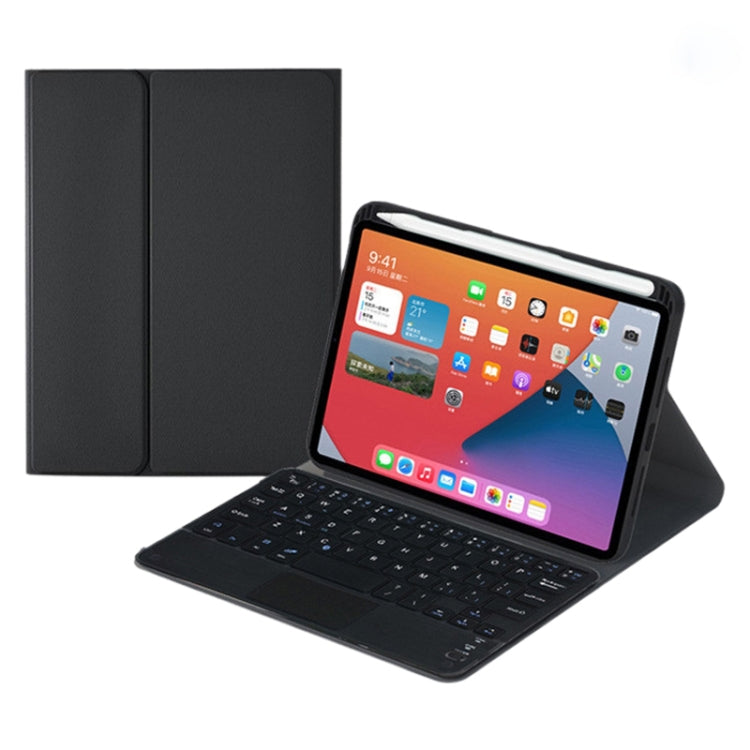 HK006C Étui en cuir avec clavier Bluetooth détachable, pavé tactile et support pour iPad mini 6