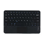 HK006C Étui en cuir avec clavier Bluetooth détachable, pavé tactile et support pour iPad mini 6