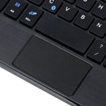 HK006C Étui en cuir avec clavier Bluetooth détachable, pavé tactile et support pour iPad mini 6