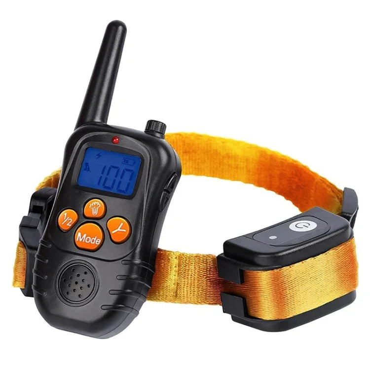 998DC Collier de dressage de chien anti-aboiement télécommandé à décharge électrique, prise UE, prise US, prise AU