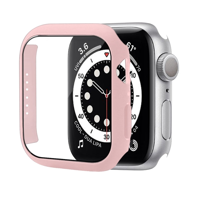 Coque de protection antichoc en PC avec film en verre trempé, Pour Apple Watch Series 9 / 8 / 7 41mm, Pour Apple Watch Series 9 / 8 / 7 45mm, Pour Apple Watch Series 8 / 7 41mm