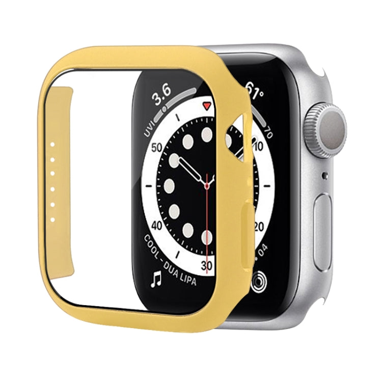 Coque de protection antichoc en PC avec film en verre trempé, Pour Apple Watch Series 9 / 8 / 7 41mm, Pour Apple Watch Series 9 / 8 / 7 45mm, Pour Apple Watch Series 8 / 7 41mm