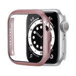 Coque de protection antichoc en PC avec film en verre trempé, Pour Apple Watch Series 9 / 8 / 7 41mm, Pour Apple Watch Series 9 / 8 / 7 45mm, Pour Apple Watch Series 8 / 7 41mm