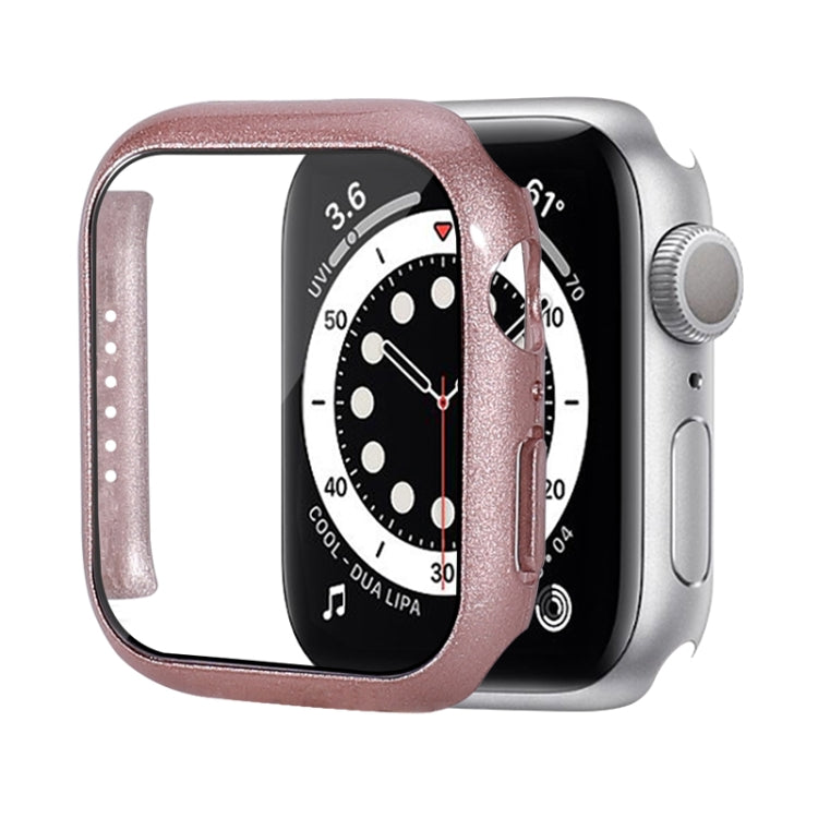 Coque de protection antichoc en PC avec film en verre trempé, Pour Apple Watch Series 9 / 8 / 7 41mm, Pour Apple Watch Series 9 / 8 / 7 45mm, Pour Apple Watch Series 8 / 7 41mm
