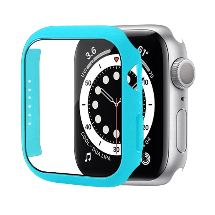Coque de protection antichoc en PC avec film en verre trempé, Pour Apple Watch Series 9 / 8 / 7 41mm, Pour Apple Watch Series 9 / 8 / 7 45mm, Pour Apple Watch Series 8 / 7 41mm