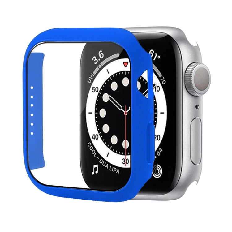 Coque de protection antichoc en PC avec film en verre trempé, Pour Apple Watch Series 9 / 8 / 7 41mm, Pour Apple Watch Series 9 / 8 / 7 45mm, Pour Apple Watch Series 8 / 7 41mm