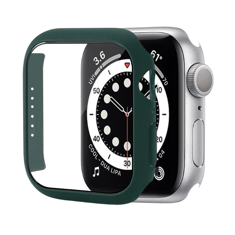Coque de protection antichoc en PC avec film en verre trempé, Pour Apple Watch Series 9 / 8 / 7 41mm, Pour Apple Watch Series 9 / 8 / 7 45mm, Pour Apple Watch Series 8 / 7 41mm