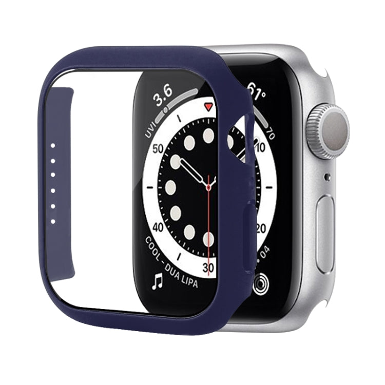 Coque de protection antichoc en PC avec film en verre trempé, Pour Apple Watch Series 9 / 8 / 7 41mm, Pour Apple Watch Series 9 / 8 / 7 45mm, Pour Apple Watch Series 8 / 7 41mm