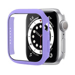 Coque de protection antichoc en PC avec film en verre trempé, Pour Apple Watch Series 9 / 8 / 7 41mm, Pour Apple Watch Series 9 / 8 / 7 45mm, Pour Apple Watch Series 8 / 7 41mm