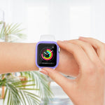 Coque de protection antichoc en PC avec film en verre trempé, Pour Apple Watch Series 9 / 8 / 7 41mm, Pour Apple Watch Series 9 / 8 / 7 45mm, Pour Apple Watch Series 8 / 7 41mm
