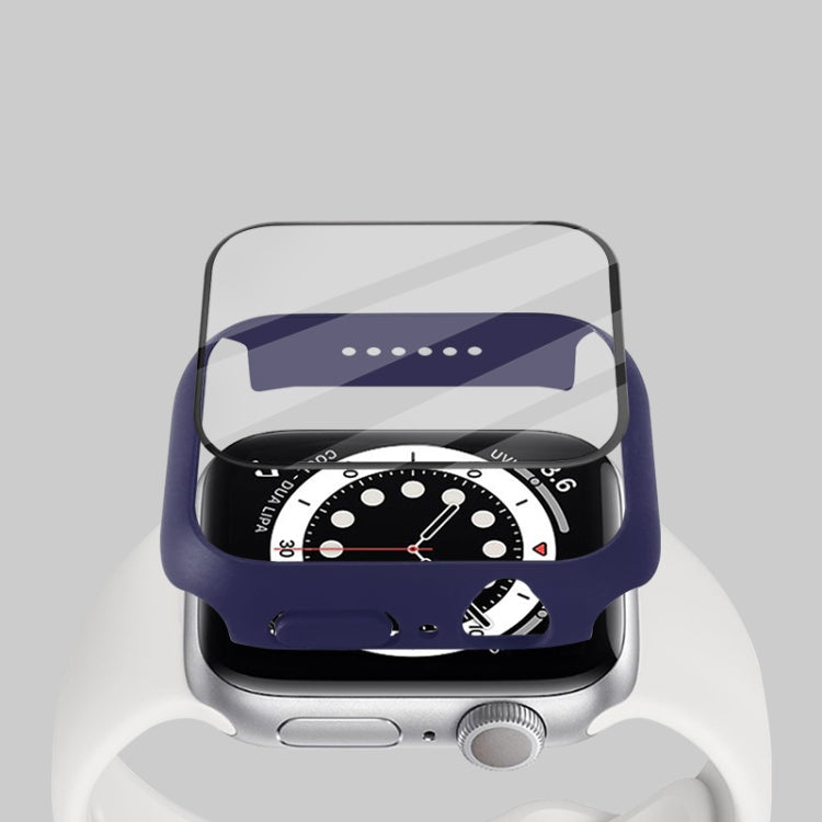 Coque de protection antichoc en PC avec film en verre trempé, Pour Apple Watch Series 9 / 8 / 7 41mm, Pour Apple Watch Series 9 / 8 / 7 45mm, Pour Apple Watch Series 8 / 7 41mm