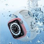 Coque de protection antichoc en PC avec film en verre trempé, Pour Apple Watch Series 9 / 8 / 7 41mm, Pour Apple Watch Series 9 / 8 / 7 45mm, Pour Apple Watch Series 8 / 7 41mm