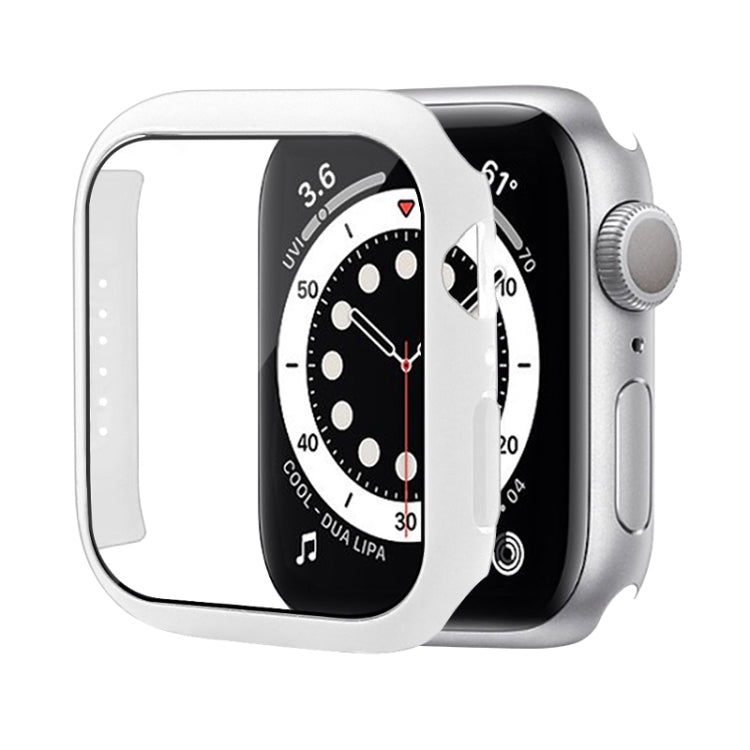 Coque de protection antichoc en PC avec film en verre trempé, Pour Apple Watch Series 9 / 8 / 7 41mm, Pour Apple Watch Series 9 / 8 / 7 45mm, Pour Apple Watch Series 8 / 7 41mm