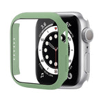 Coque de protection antichoc en PC avec film en verre trempé, Pour Apple Watch Series 9 / 8 / 7 41mm, Pour Apple Watch Series 9 / 8 / 7 45mm, Pour Apple Watch Series 8 / 7 41mm