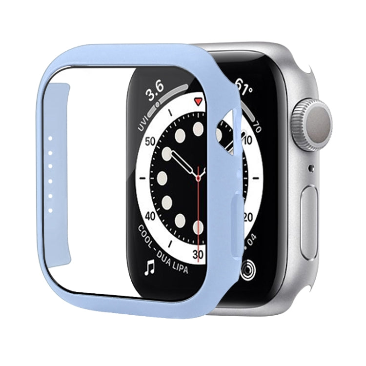 Coque de protection antichoc en PC avec film en verre trempé, Pour Apple Watch Series 9 / 8 / 7 41mm, Pour Apple Watch Series 9 / 8 / 7 45mm, Pour Apple Watch Series 8 / 7 41mm