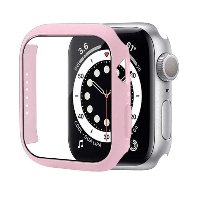 Coque de protection antichoc en PC avec film en verre trempé, Pour Apple Watch Series 9 / 8 / 7 41mm, Pour Apple Watch Series 9 / 8 / 7 45mm, Pour Apple Watch Series 8 / 7 41mm