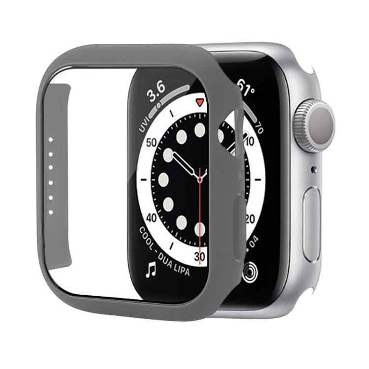 Coque de protection antichoc en PC avec film en verre trempé, Pour Apple Watch Series 9 / 8 / 7 41mm, Pour Apple Watch Series 9 / 8 / 7 45mm, Pour Apple Watch Series 8 / 7 41mm