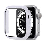 Coque de protection antichoc en PC avec film en verre trempé, Pour Apple Watch Series 9 / 8 / 7 41mm, Pour Apple Watch Series 9 / 8 / 7 45mm, Pour Apple Watch Series 8 / 7 41mm