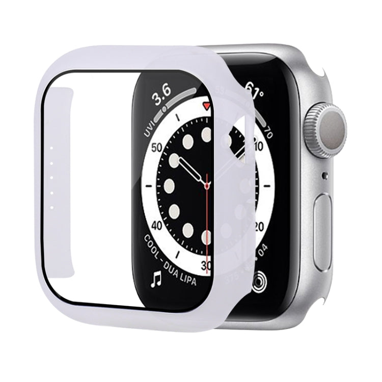 Coque de protection antichoc en PC avec film en verre trempé, Pour Apple Watch Series 9 / 8 / 7 41mm, Pour Apple Watch Series 9 / 8 / 7 45mm, Pour Apple Watch Series 8 / 7 41mm
