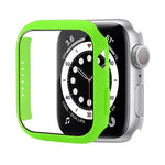 Coque de protection antichoc en PC avec film en verre trempé, Pour Apple Watch Series 9 / 8 / 7 41mm, Pour Apple Watch Series 9 / 8 / 7 45mm, Pour Apple Watch Series 8 / 7 41mm