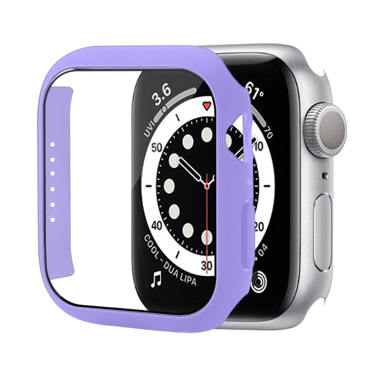 Coque de protection antichoc en PC avec film en verre trempé, Pour Apple Watch Series 9 / 8 / 7 41mm, Pour Apple Watch Series 9 / 8 / 7 45mm, Pour Apple Watch Series 8 / 7 41mm
