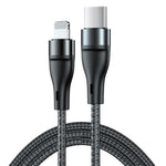 ADC-003 Câble de données tressé de charge rapide Type-C vers 8 broches PD, 1 m, 2 m