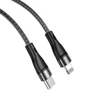 ADC-003 Câble de données tressé de charge rapide Type-C vers 8 broches PD, 1 m, 2 m