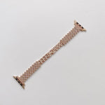Bracelet de remplacement en métal Rhombus Full Diamond + boîtier pour Apple Watch Series, pour Apple Watch Series 6 / 5 / 4 / Watch SE 40mm, pour Apple Watch Series 6 / 5 / 4 / Watch SE 44mm, 3 & 2 & 1 42mm, 3 & 2 & 1 38mm