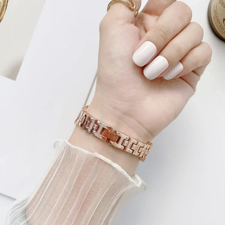 Bracelet de remplacement en métal Rhombus Full Diamond + boîtier pour Apple Watch Series, pour Apple Watch Series 6 / 5 / 4 / Watch SE 40mm, pour Apple Watch Series 6 / 5 / 4 / Watch SE 44mm, 3 & 2 & 1 42mm, 3 & 2 & 1 38mm