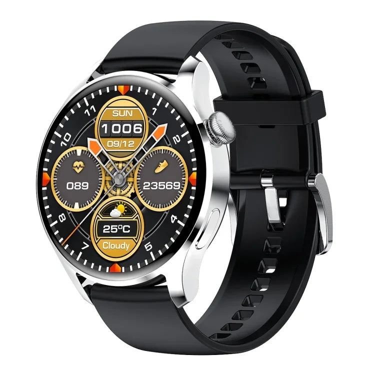 Montre connectée M103 avec écran couleur IPS de 1,35 pouce, étanche IP67, compatible avec le suivi du sommeil et de la fréquence cardiaque, les appels Bluetooth et la lecture de musique. Bracelet en silicone.