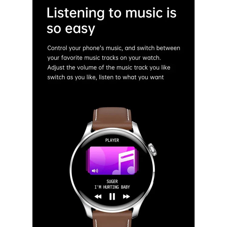 Montre connectée M103 avec écran couleur IPS de 1,35 pouce, étanche IP67, compatible avec le suivi du sommeil et de la fréquence cardiaque, les appels Bluetooth et la lecture de musique. Bracelet en silicone.