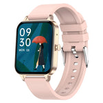 Montre connectée MX7 avec écran tactile IPS de 1,69 pouce, étanche IP68, compatible avec le suivi du sommeil, la surveillance de la fréquence cardiaque, les appels Bluetooth et la surveillance de la température corporelle.