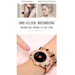 Bracelet connecté Z73 avec écran tactile de 1,09 pouce, compatible avec le suivi du sommeil, la surveillance de la fréquence cardiaque, la commande vocale et le rappel du cycle menstruel.