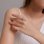 Bague pour femme en argent sterling 925, motif sorcière avec diamants, tailles 6, 7, 8