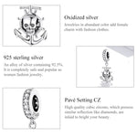 Pendentif Bateau Crâne Pirate en Argent Sterling S925, Accessoires DIY Bracelet Collier, Bateau Crâne Pirate