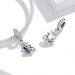 Pendentif Bateau Crâne Pirate en Argent Sterling S925, Accessoires DIY Bracelet Collier, Bateau Crâne Pirate