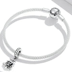 Pendentif Bateau Crâne Pirate en Argent Sterling S925, Accessoires DIY Bracelet Collier, Bateau Crâne Pirate
