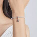 Pendentif Bateau Crâne Pirate en Argent Sterling S925, Accessoires DIY Bracelet Collier, Bateau Crâne Pirate
