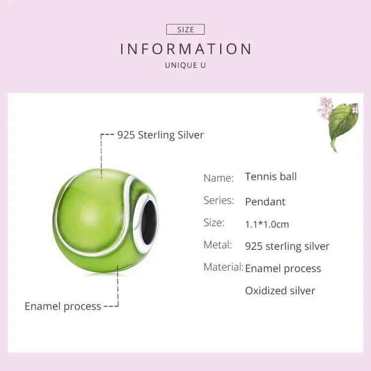 Perles de tennis vertes en argent sterling S925, accessoires de bracelet et de collier à faire soi-même, perles de tennis vertes