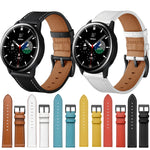 Bracelet de rechange en cuir, Pour Samsung Galaxy Watch 3 41mm, Pour Samsung Galaxy Watch 3 45mm, Pour Samsung Galaxy Watch 42mm, Pour Samsung Galaxy Watch 46mm