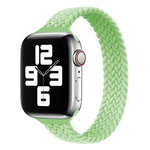 Bracelet de remplacement en nylon tressé à boucle unique taille mince pour Apple Watch Series 7 45 mm / 6&SE&5&4 44 mm / 3&2&1 42 mm, S 145 mm, M 155 mm, L 165 mm