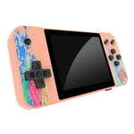 Console de jeu portable G3 Macaron avec écran de 3,5 pouces, 800 jeux intégrés, mode solo (rose, gris, vert, bleu).