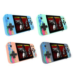Console de jeu portable G3 Macaron avec écran de 3,5 pouces, 800 jeux intégrés, mode solo (rose, gris, vert, bleu).