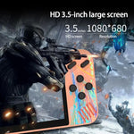 Console de jeu portable G3 Macaron avec écran de 3,5 pouces, 800 jeux intégrés, mode solo (rose, gris, vert, bleu).