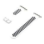 Bracelet de rechange en silicone pour Apple Watch Series, 7 41mm / 6&SE&5&4 40mm / 3&2&1 38mm, 7 45mm / 6&SE&5&4 44mm / 3&2&1 42mm