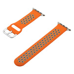 Bracelet de rechange en silicone pour Apple Watch Series, 7 41mm / 6&SE&5&4 40mm / 3&2&1 38mm, 7 45mm / 6&SE&5&4 44mm / 3&2&1 42mm