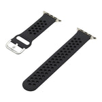 Bracelet de rechange en silicone pour Apple Watch Series, 7 41mm / 6&SE&5&4 40mm / 3&2&1 38mm, 7 45mm / 6&SE&5&4 44mm / 3&2&1 42mm